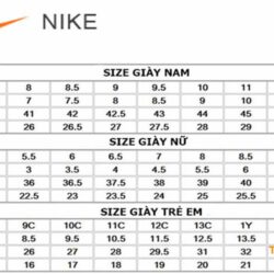 Bảng quy đổi size giày EU và size Việt Nam chính xác, cập nhập mới nhất 2021