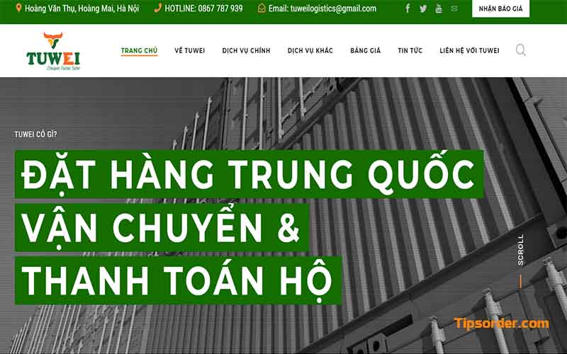 Tuwei - Đơn vị nhập hàng uy tín tại Việt Nam