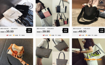 Order túi xách Quảng Châu trên Taobao với list link shop uy tín