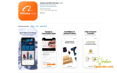 Hình ảnh ứng dụng Alibaba trên Appstore.