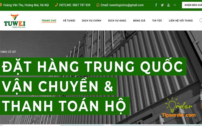 TUWEI - đơn vị mua hàng uy tín tại Việt Nam