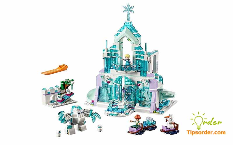 Mô hình lắp ghép Lego lâu đài pháp thuật của Elsa