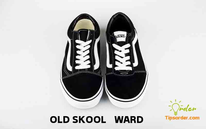 Vans Ward vs Old Skool khác nhau phần lưỡi giày