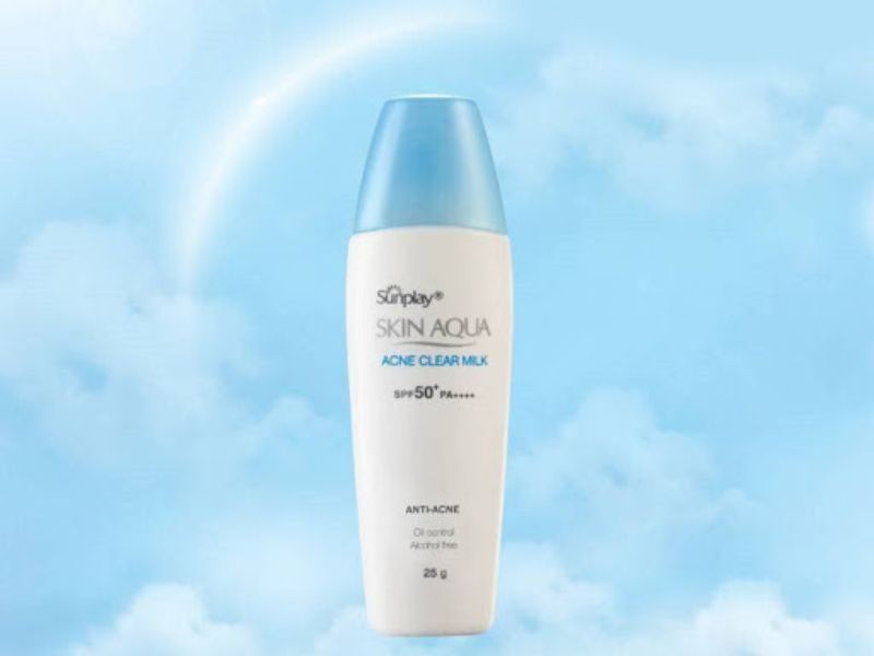 Kem chống nắng Sunplay Skin Aqua Acne Clear Milk