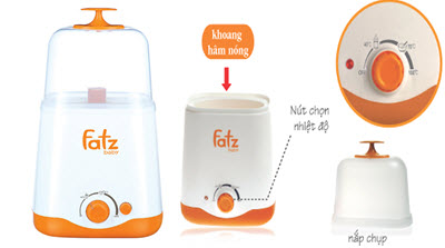 Cấu tạo của máy hâm sữa Fatzbaby