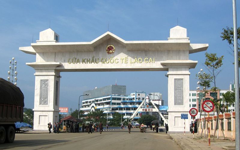 Chợ cửa khẩu Lào Cai nằm ở khu vực cửa khẩu phía Bắc đất nước